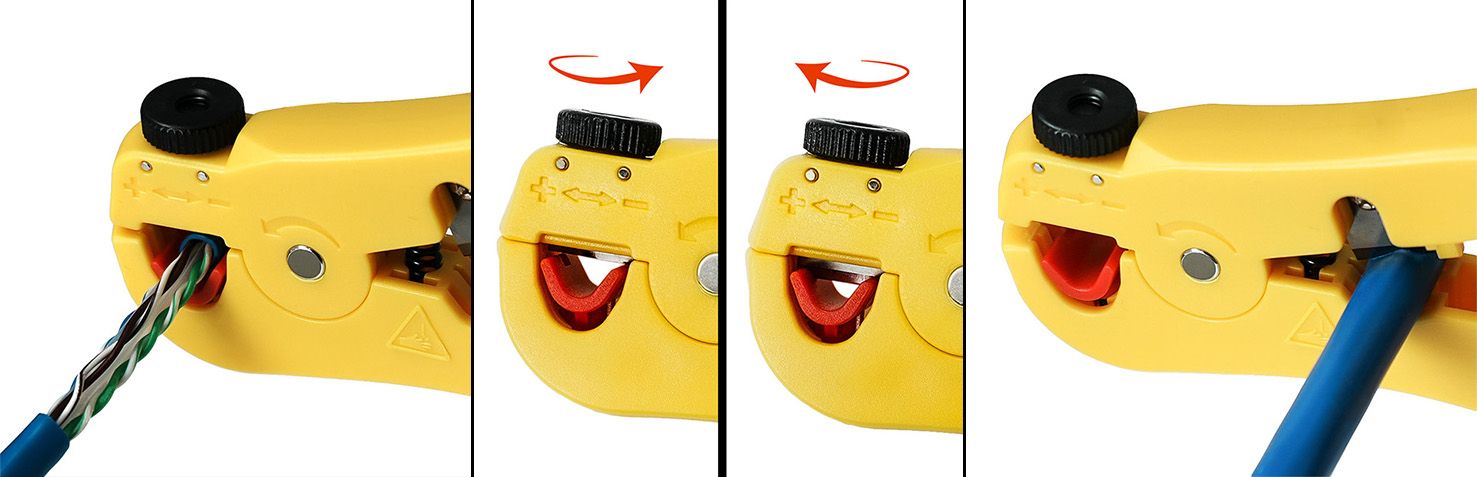 Cable stripper application demonstration