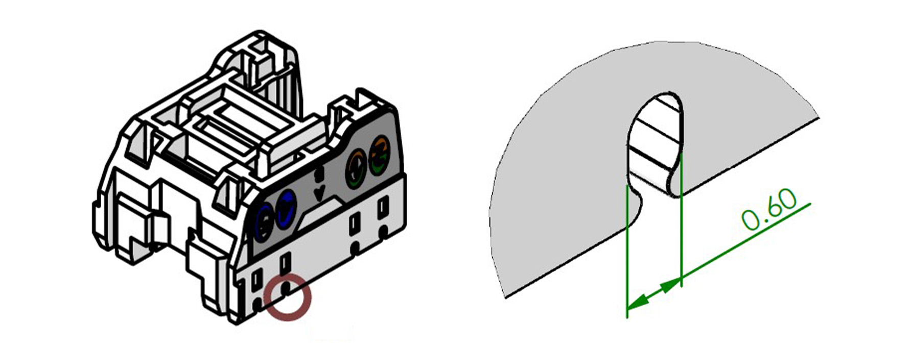 Thinner Wire Organizer Detail